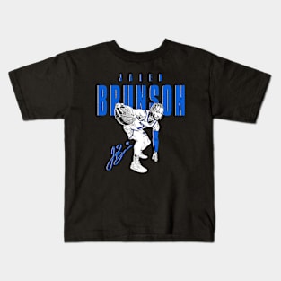 JB - comic book style - All blue Kids T-Shirt